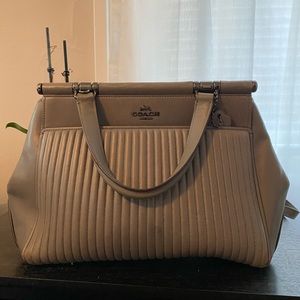 Gray Coach Bag